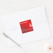Sticker Carré Joyeux Noël (Enveloppe)