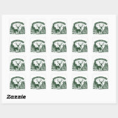Sticker Carré Joyeux Noël (Feuille)