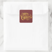 Sticker Carré Joyeux Noël (Sac)
