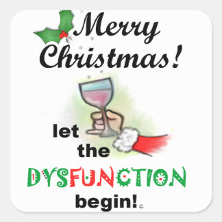 Sticker Carré Joyeux Noël !