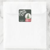 Sticker Carré Joyeux Noël (Sac)