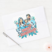 Sticker Carré Joyeux Noël (Enveloppe)