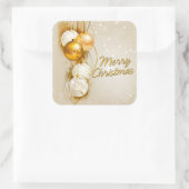 Sticker Carré Joyeux Noël 23 Options (Sac)