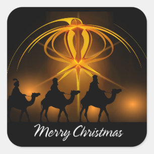 Sticker Carré Joyeux Noël 92