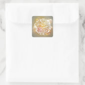 Sticker Carré Joyeux Noël et Bonne Année (Sac)