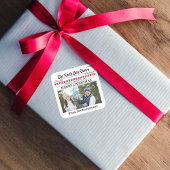 Sticker Carré Joyeux Noël Photo Whimsical Journal Imprimer