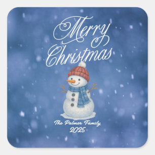 Sticker Carré Joyeux Noël Whimsman