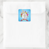 Sticker Carré Joyeux Pâques (Sac)