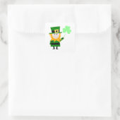 Sticker Carré Joyeux Petit Leprechaun (Sac)