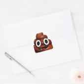 Sticker Carré joyeux pote emoji (Enveloppe)