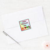 Sticker Carré Joyeux, quel que soit le jour (Enveloppe)