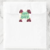 Sticker Carré Joyeux Saint Patrick's Day Lovely Art Print (Sac)