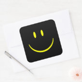 Sticker Carré Joyeux visage (Enveloppe)