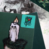 Sticker Carré Joyeux Yule