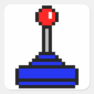 Sticker Carré Joystick 8 bits