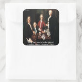 Sticker Carré JS Bach Graphic & Funny Coffee Quota Toxiques & Ca (Sac)