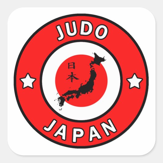Sticker Carré Judo (Devant)