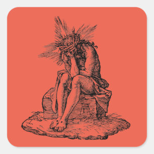 Sticker Carré Jugement de Jésus-Christ