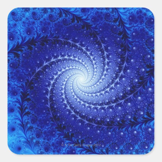 Sticker Carré Julia Fractal 4 (Devant)