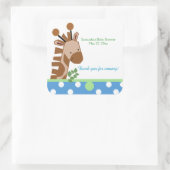 Sticker CARRÉ Jungle Adventure (Bleu) Favoriser (Sac)