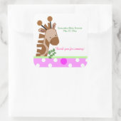 Sticker CARRÉ Jungle Adventure (Rose) (Sac)