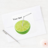 Sticker Carré Jus de citron vert (Enveloppe)
