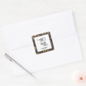 Sticker Carré Jusqu'à la mort Fête de fiançailles Día de los mue (Enveloppe)