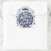 Sticker Carré Just Another Day à Paradise (Sac)