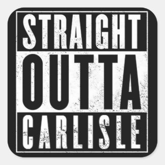 Sticker Carré Juste En Dehors...........