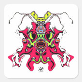 Sticker Carré Juste une autre créature (Devant)