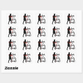 Sticker Carré Juste une blessure à la chair (Feuille)