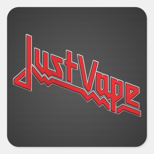 Sticker Carré Juste Vape (Devant)