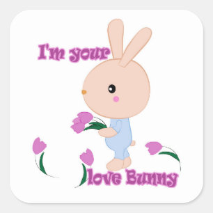 Sticker Carré J'y vais