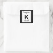 Sticker Carré K - Potassium (Sac)