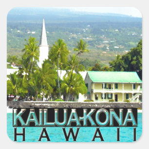 Sticker Carré Kailua-Kona