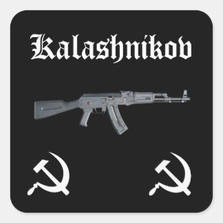 Sticker Carré Kalachnikov AK-47