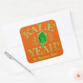 Sticker Carré Kale Ouais ! C'est l'été - Kale Pun (Enveloppe)