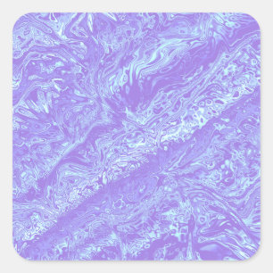 Sticker Carré Kaliverse Fluide Fractal #01