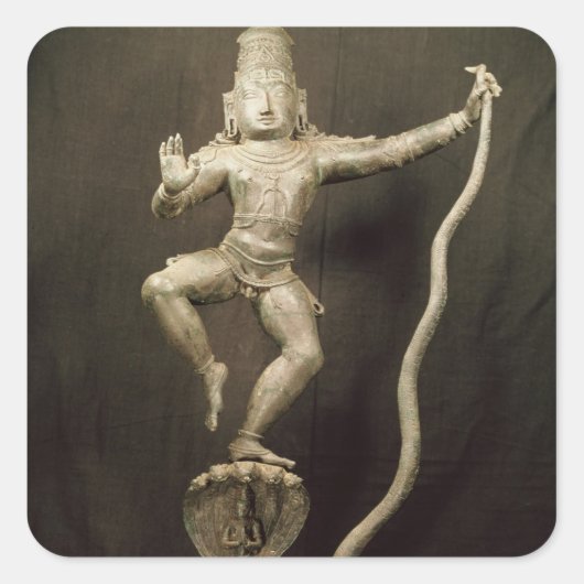 Sticker Carré Kaliya Krishna (Devant)