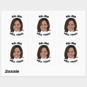 STICKER CARRÉ KAMA-HELL YEAH KAMALA HARRIS 2020 (Feuille)
