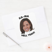 STICKER CARRÉ KAMA-HELL YEAH KAMALA HARRIS 2020 (Enveloppe)