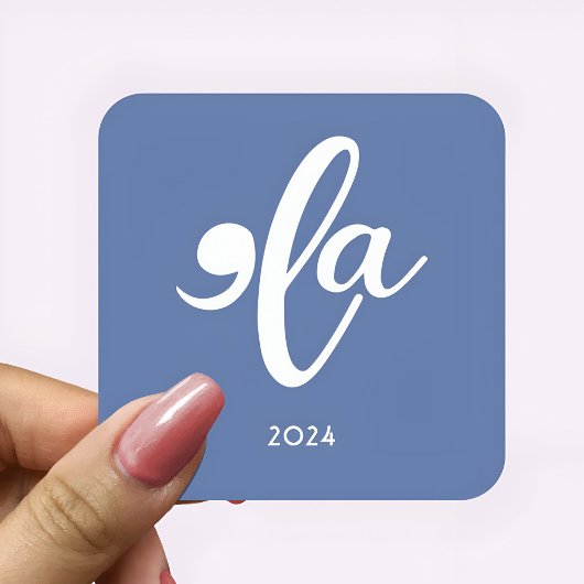 Sticker Carré Kamala Dit Son Nom 2024