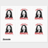 Sticker Carré Kamala est ma fille - (Feuille)