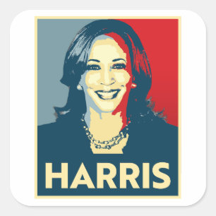Sticker Carré Kamala Harris