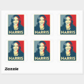 Sticker Carré Kamala Harris (Feuille)