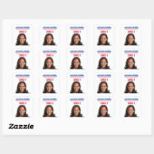 Sticker Carré Kamala Harris (Feuille)