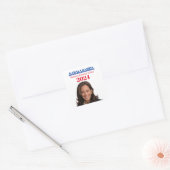 Sticker Carré Kamala Harris (Enveloppe)