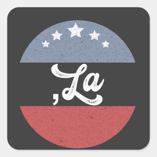 Sticker Carré Kamala Harris 2024 Président Comma La Funny (Devant)