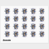 Sticker Carré Kamala Harris Bootleg Rap (Feuille)