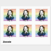 Sticker Carré Kamala Harris Pride (Feuille)